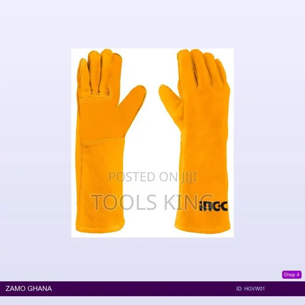 Welding Leather Gloves 14" - Hgvw01 · Photo 1