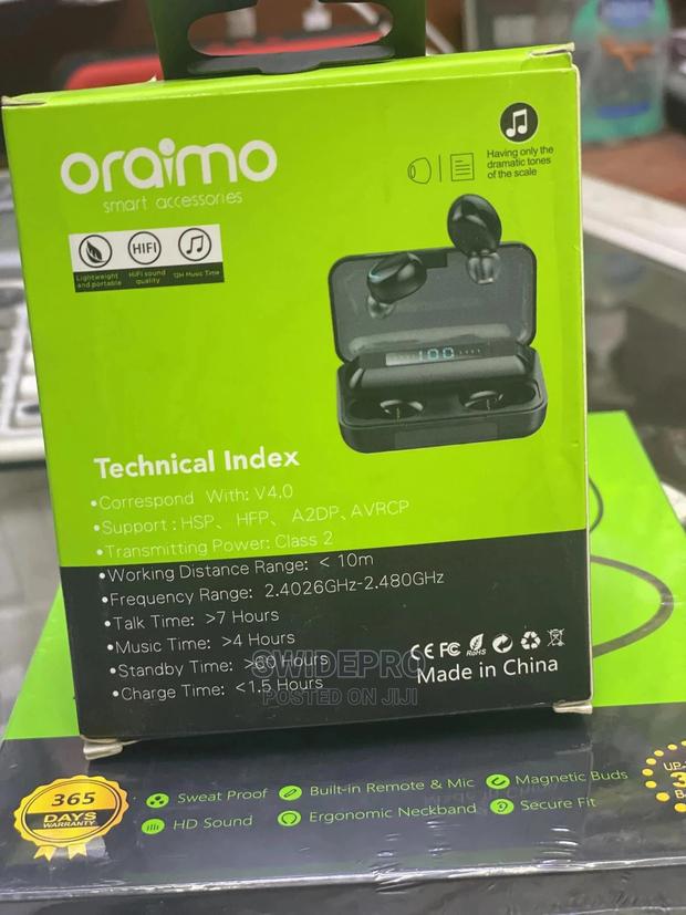 Oraimo V6.0 Wireless Earbuds + Power Bank · Photo 3
