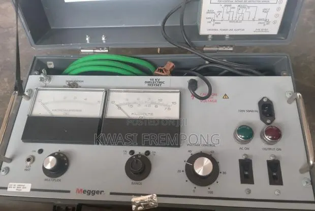 Megger 15kV DC Insulation Tester (Heavy-Duty/Analog) · Photo 1