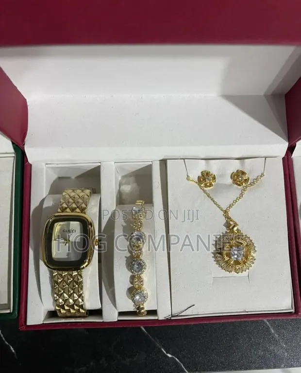 Ladies Watch Bracelet Earring Necklace Valentine Gift -Fast Delivery · Photo 1