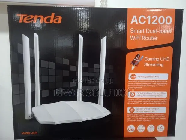 Tenda Ac5 Wireless Router Ac1200 · Photo 1