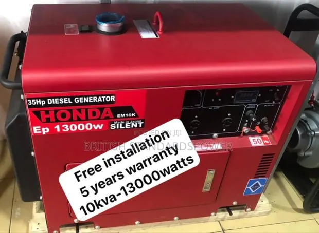 Industrial Strength 10kva Diesel Honda Generator · Photo 1