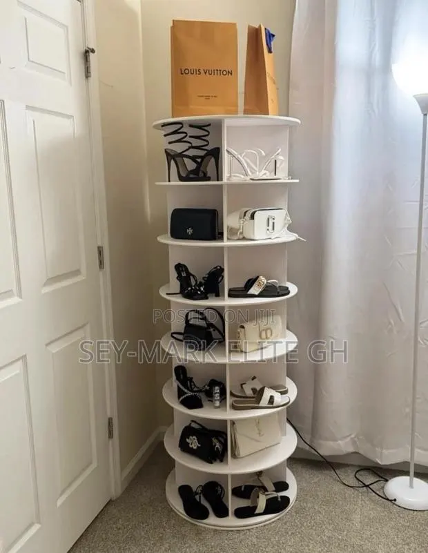 7 Tier 360 Rotating Shoe/Bag Rack · Photo 1