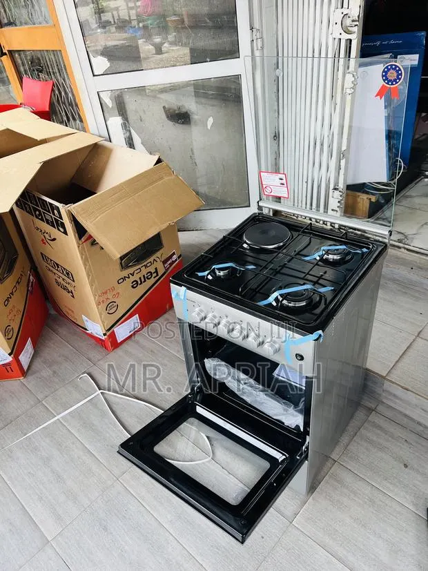 Choose Premium Volcano 50x50cm 3 Gas + 1 Electric Burner(Gray) · Photo 1