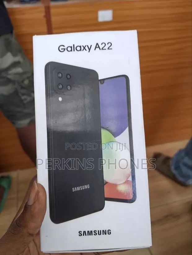 New Samsung Galaxy A22 128 GB Black · Photo 1