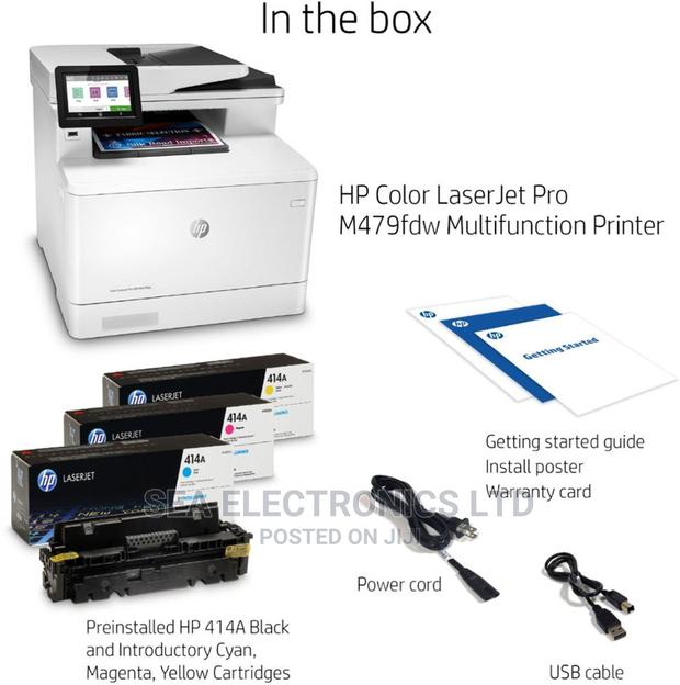 Brand New HP Laserjet Pro M479fdw Wireless Color Laser · Photo 1