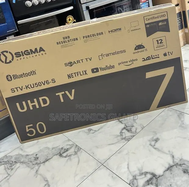 Try Affordable Sigma 50” Led Uhd Smart (Sig-Ku50v6-S) Tv · Photo 1