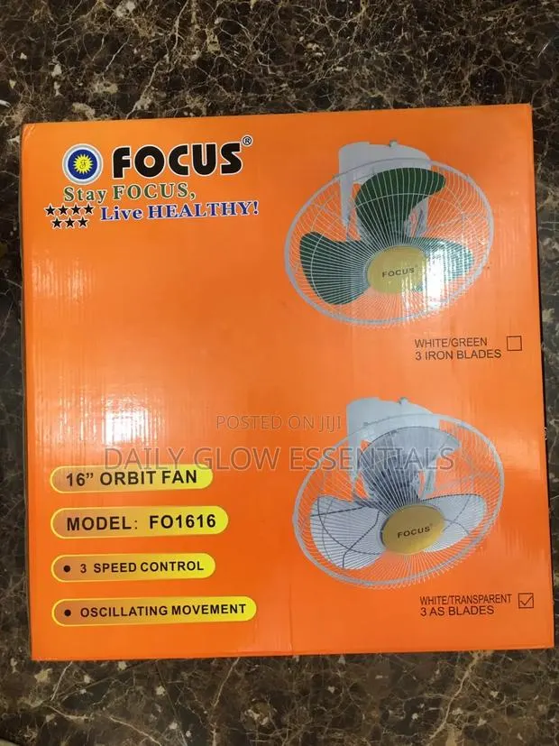 Focus Orbit Fan – Powerful Air Circulation Fan · Photo 1