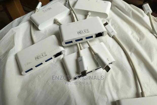 Usb-c To Rj45 Gigabit Ethernet Lan + Usb 3.0 Network Used · Photo 4