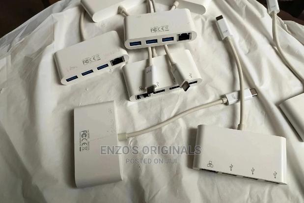 Usb-c To Rj45 Gigabit Ethernet Lan + Usb 3.0 Network Used · Photo 5