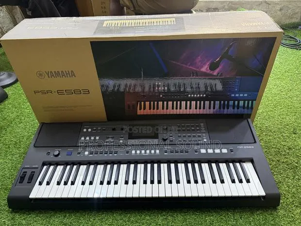 Yamaha PSR-E583 61-Key Portable Electronic Keyboard · Photo 1