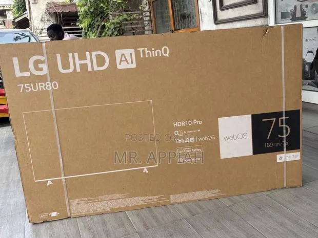 Order Original Lg 75ur80 75” Qled Smart Screen Television(2023) · Photo 1