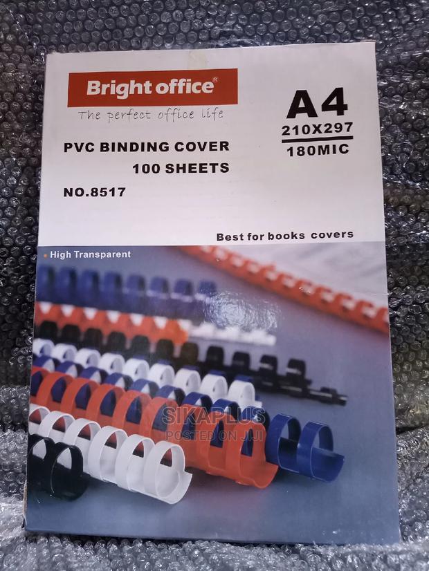 Transparent Binding Cover · Photo 1