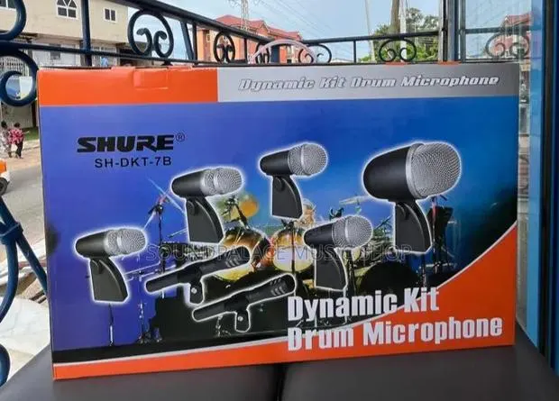 Shure Sh-DKT-7b 7-Piece Dynamic Drum Microphone Kit · Photo 1