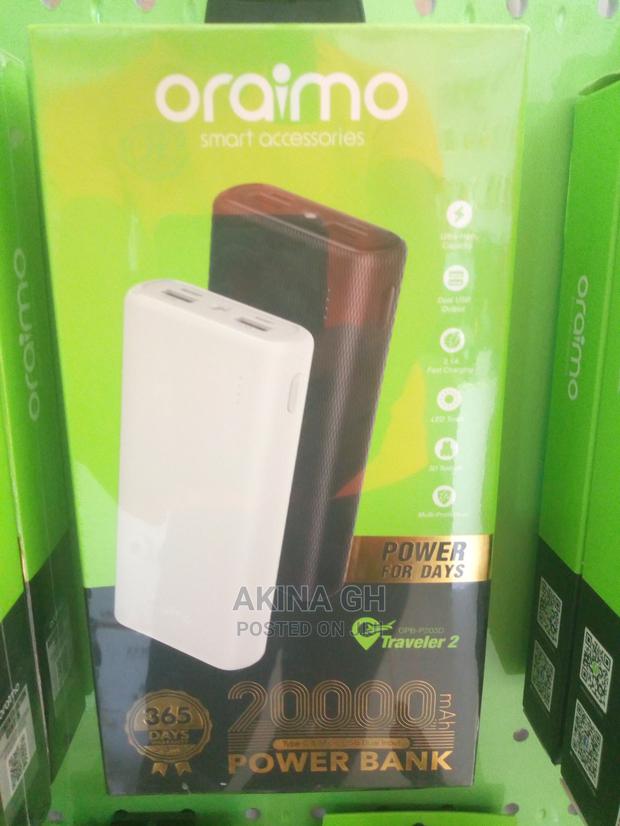 Oraimo 20000mah 2 Usb Port Power Bank · Photo 1
