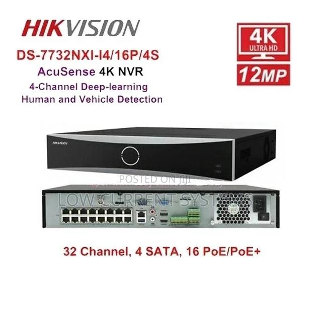 NVR Hikvision 32 Ch Acusense Deeplearn Ds‐7732nxi‐ 16p Ip · Photo 1