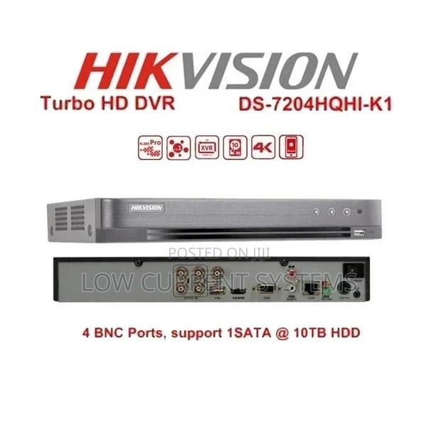 Hikvision DVR 4 Ch Recorder CCTV / 5mp Ids-7204hqhi-M1 · Photo 1