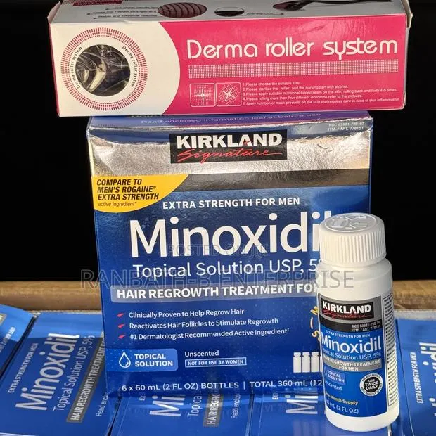 Kirkland Minoxidil and Derma Roller · Photo 1