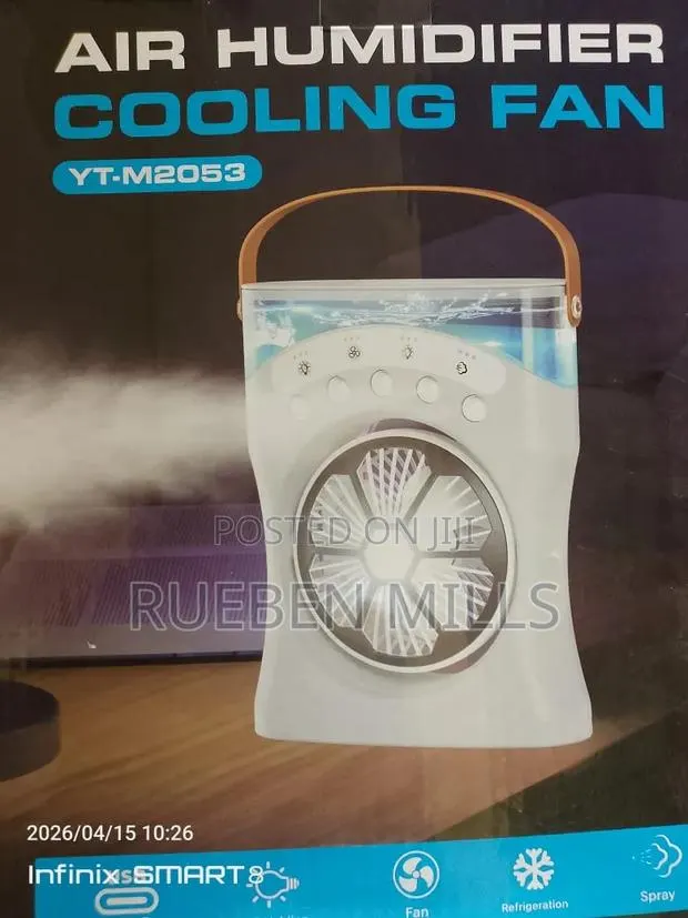 Nano Atomization Five-hole Humidifier Double Cooling Fan · Photo 1