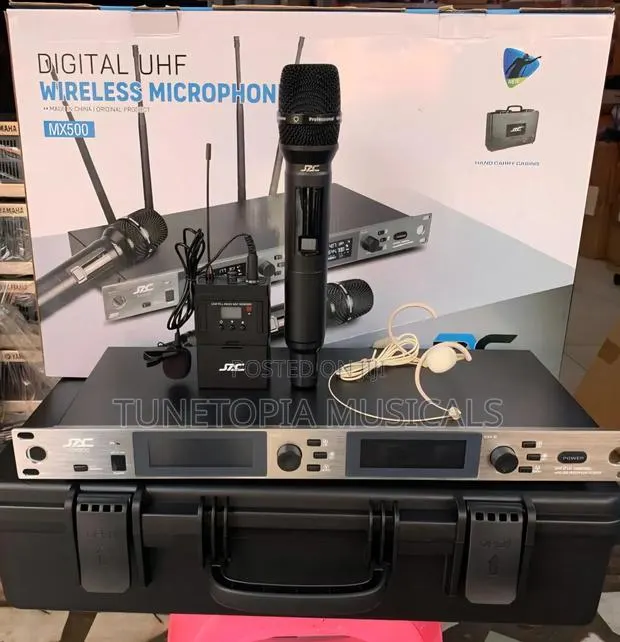 Jac Mx-500 Digital Uhf 3in1 Wireless Microphone System. · Photo 1