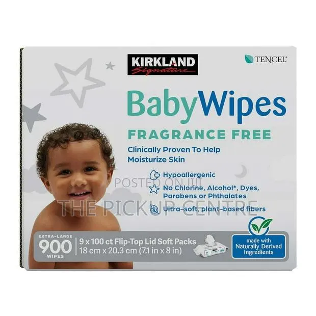 Kirkland Signature Baby Wipes Fragrance Free · Photo 1