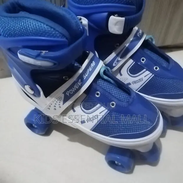 Red and Blue 4 Wheels Roller Skating Shoes for Kids · Photo 1