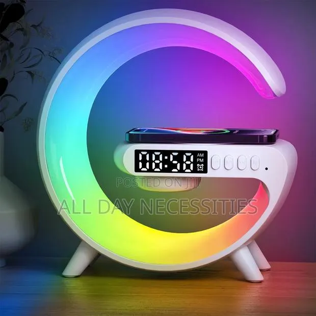 G Shaped LED Lamp Bluetooth Speaker · Photo 1