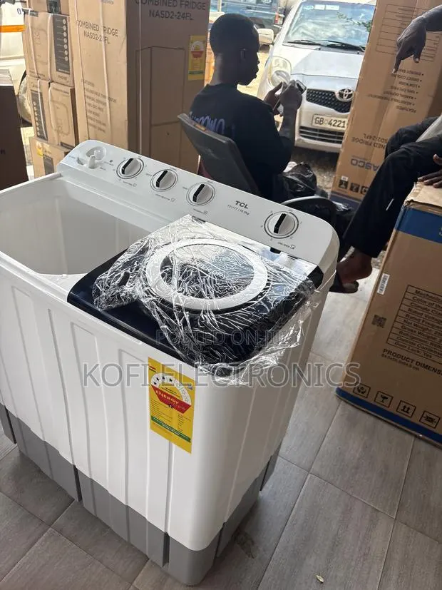 (Anti-Slope Base)Tcl 10.5kg Twin Tub (Semi-Automatic) Washing Machine · Photo 1