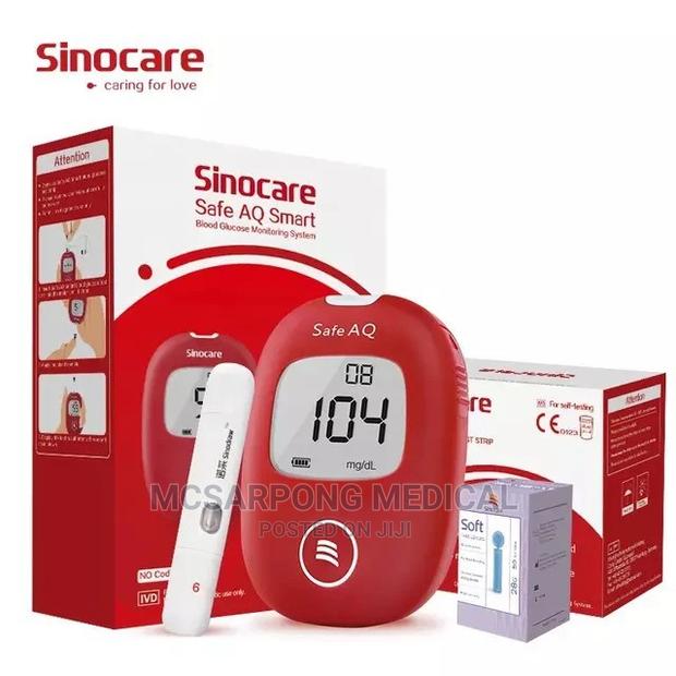 Blood Sugar Monitoring GLUCOMETER With 50 Strips and Lancet · Photo 2