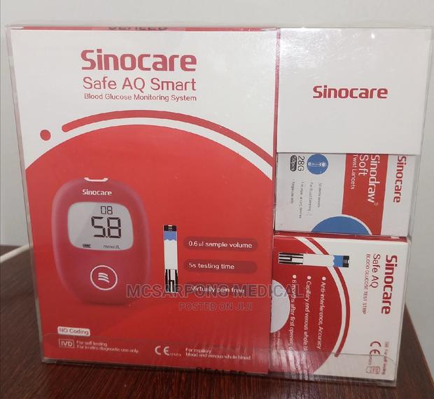 Blood Sugar Monitoring GLUCOMETER With 50 Strips and Lancet · Photo 1