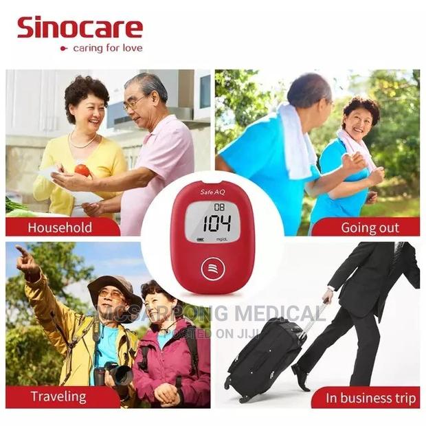 Blood Sugar Monitoring GLUCOMETER With 50 Strips and Lancet · Photo 4