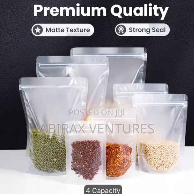 Transparent Pouch for Packaging Grains and Chips · Photo 1