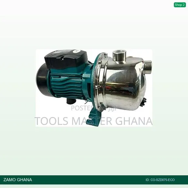 1hp Self-Priming Surface Water Pump Stainless Steel Bo - Co-Szd075-Eco · Photo 1