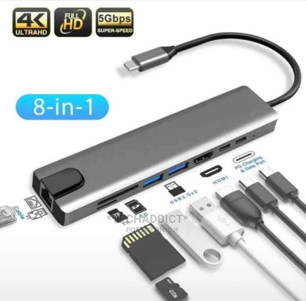 Macbook Type C Hub 8 in 1 · Photo 2