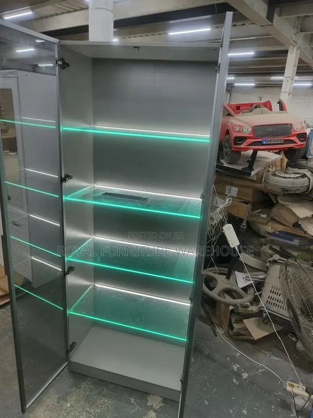 Led-lighted Glass Display Wine Cabinet (Jg-z-902) · Photo 1