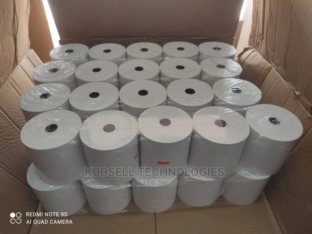 80x80mm Thermal Roll Paper for Receipt Printer 50pcs in Box · Photo 1