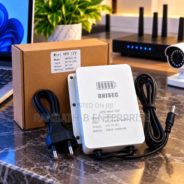 UNISEC Mini UPS 12V – Reliable Backup Power for WiFi Routers · Photo 1