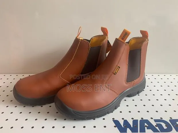 Brown Leather Safety Boots All Sizes 39 to 46 - Ssh08sb.42 · Photo 1