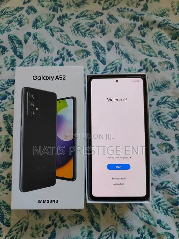 New Samsung Galaxy A52 5G 256 GB Black · Photo 1