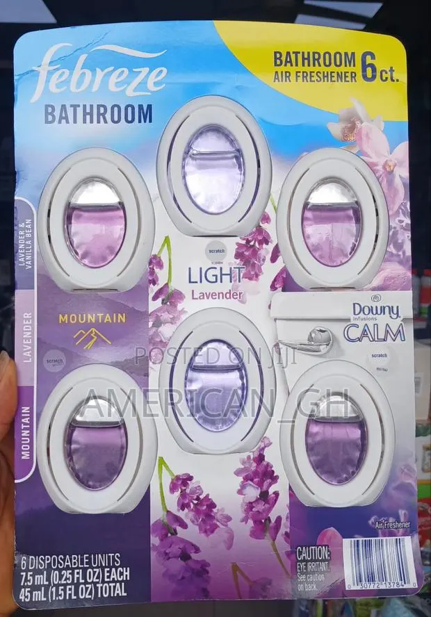 Febreze BathRoom Air Freshener, 6ct · Photo 1