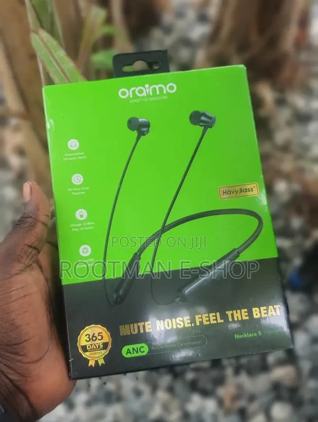 Oraimo Necklace 5 Oraimo Necklace 5 ANC Neckband Earphones · Photo 1