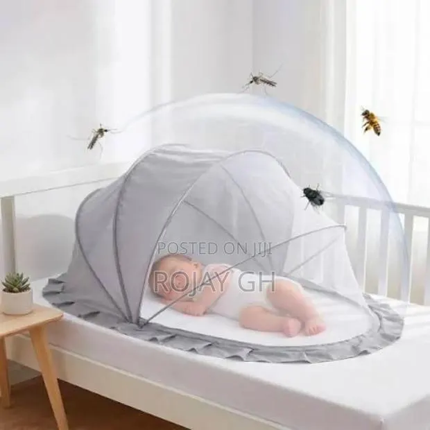 Foldable Baby Mosquito Net (0 - 6yrs) - GRAY · Photo 1