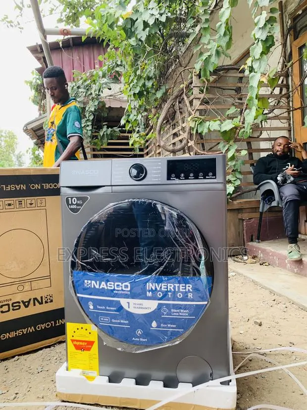 Best Buy for Less Nasco 10KG Front Load Washing Machine (NASFL-JS10KG- · Photo 1