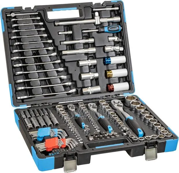 Gude Tool Case With 157 Pieces, Including Socket and Impact Wrenches. · Photo 1