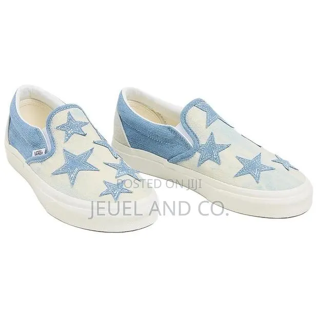 Authentic Vans Classic Slip-on 'Starry Night Denim'-Vn0009q7dnm · Photo 1