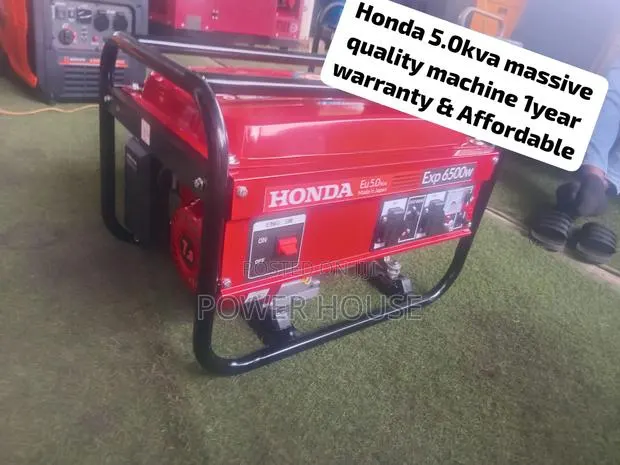 Original Honda 5KVA 6500W Generator Strong Power Output, Durable Build · Photo 1
