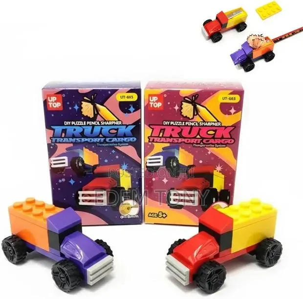 Up Top Ut-605 Diy Puzzle Pencil Sharpener (Truck Transport Cargo)-1pc · Photo 1