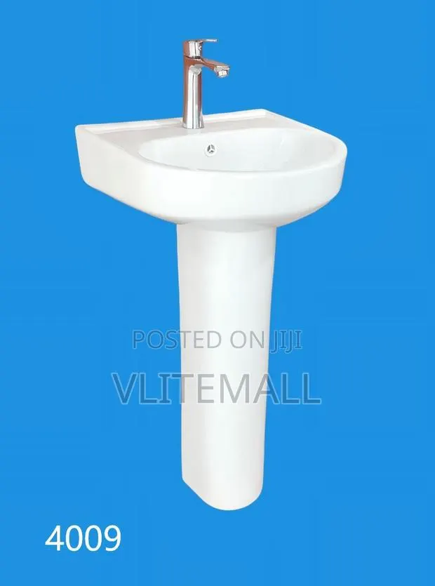 Pedestal Basin - Wash Hand Basin - Bathroom Sink 4005 · Photo 1