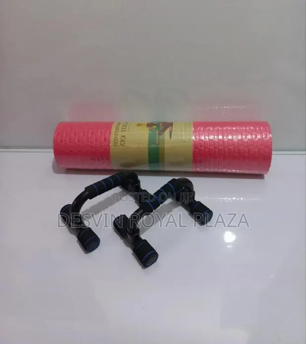 Yoga Mat + Push Up Bar · Photo 1