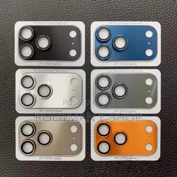 Metal Camera Protector, Glass Back Lens for iPhone 17 Pro and Pro Max · Photo 1